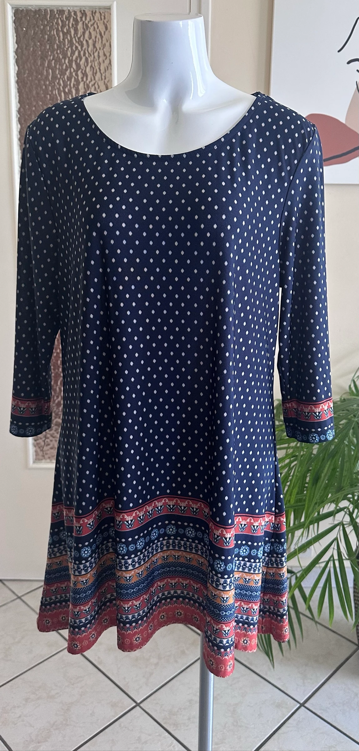 Blusa Túnica Longa Feminina Tamanho 5 – Mangas Longas – Excelente Estado – photo 4